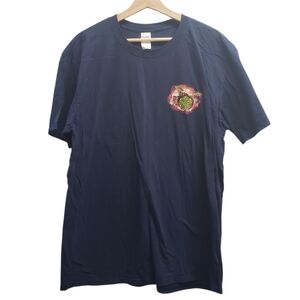 Elvis Costello T Shirt Blue The Imposters Band Punk Music Double Sided Size XL